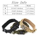 Dog Training Collar Adjustable Tactical Dog Collar And Leash Set Control Handle - Image 5