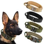 Dog training collar with adjustable tactical collar, control handle