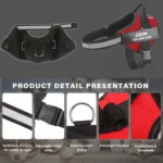 Dog Harness NO PULL Reflective Breathable Adjustable Pet - Image 2