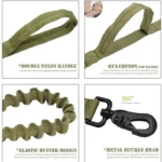 Durable Tactical Dog Collar Leash Set Adjustable Military Pet - Image 6