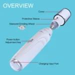 Dog Nail Grinder USB Rechargeable Electric Pet Claw Grinder & Trimmer - Image 5