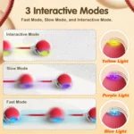 Dog Interactive Ball Toy,Automatic Rolling Dog Ball Rechargeable - Image 3