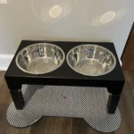 Elevated Dog Feeder Bowls Adjustable Raised Stand with Double Stainless - Image 5