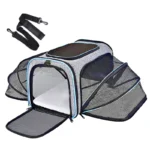 Pet Carrier Bag Foldable Small Dog Charter Carrying Out Bag Expansion Pet - Image 2