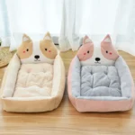 Winter Warm Puppy Bed Sofa Washable Cartoon Pet
