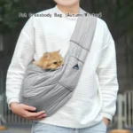 Large Capacity Winter Warm Pet Dog Carrier Portable Shoulder Bag - Image 4