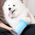 1Pc Pet Plastic Foot Wash Cup S L XL Large size silicone brush Dog - Image 2