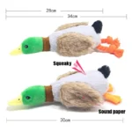 Cute Plush Duck Sound Toy Stuffed Squeaky Animal Squeak Dog Toy - Image 3