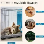 Large Plush Dog Bed Sofa Thickened Super Soft Polyester Pet - Image 4