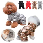Waterproof and warm hoodie for pet, perfect for winter. - Image 2