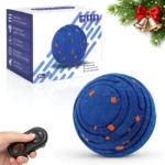 Smart Interactive Dog Toy, Indestructible E-TPU Toy Ball for Aggressive Chewers,