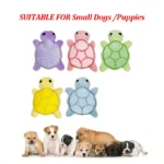 Mini cute turtle dog plush toy, squeaking dog teething sound toy, - Image 3